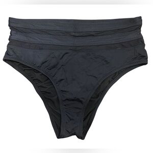 Shade & Shore Bikini Bottom, Black, Size L